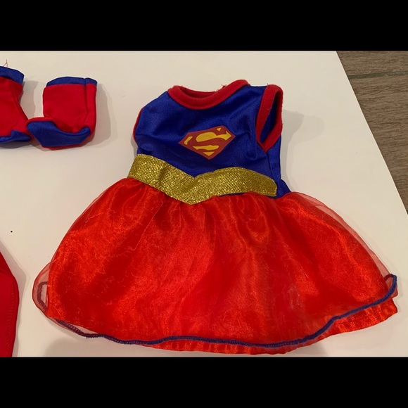 Supergirl costume for doll - Picture 6 of 9
